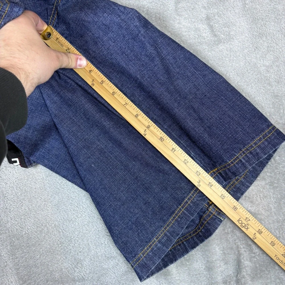 FUBU Shorts Mens 38 The‎ Collection Carpenter Baggy Relaxed Denim Blue Y2K